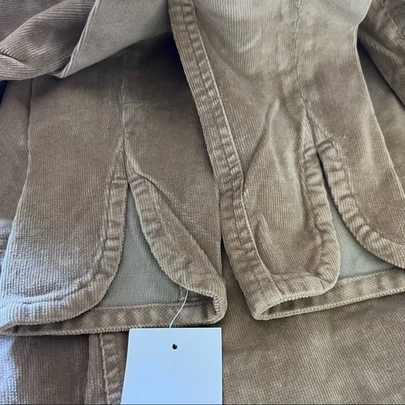 New True meaning corduroy embroidered floral jacket size Large New With Tags A7 - Picture 8 of 16